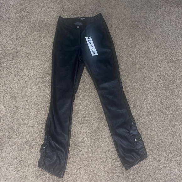 I.A.M.GIA Cirdan Faux Leather Pants - Picture 4 of 10